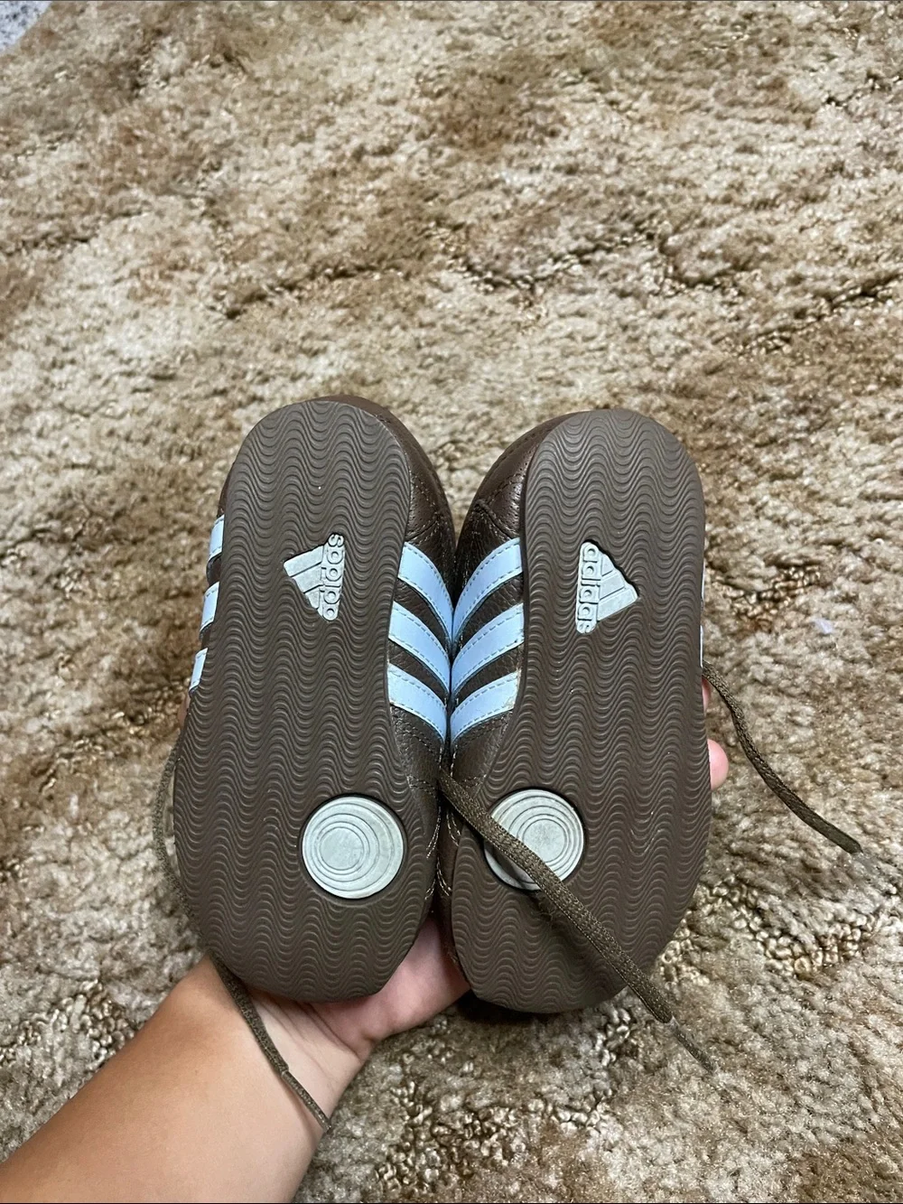 Adidas Vintage 2008 Youth Kids Brown‎ Tennis Shoe Size 6K